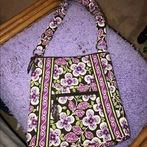 Vera Bradley Plum Petals Hipster